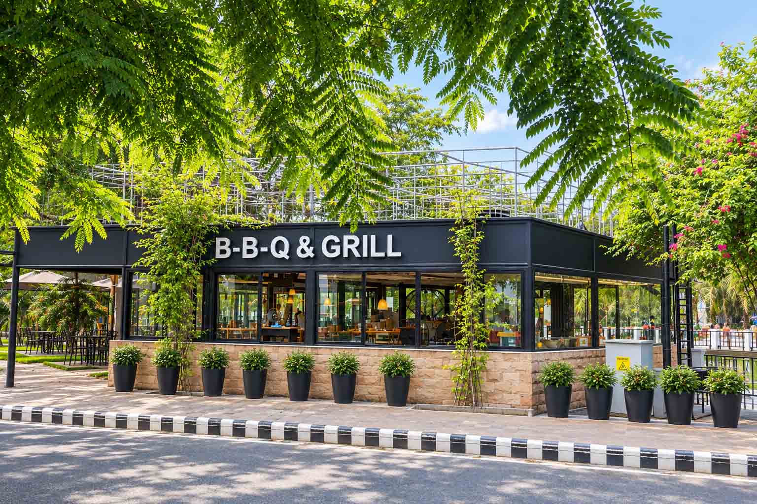 BBQ & Pizza - Interior 1